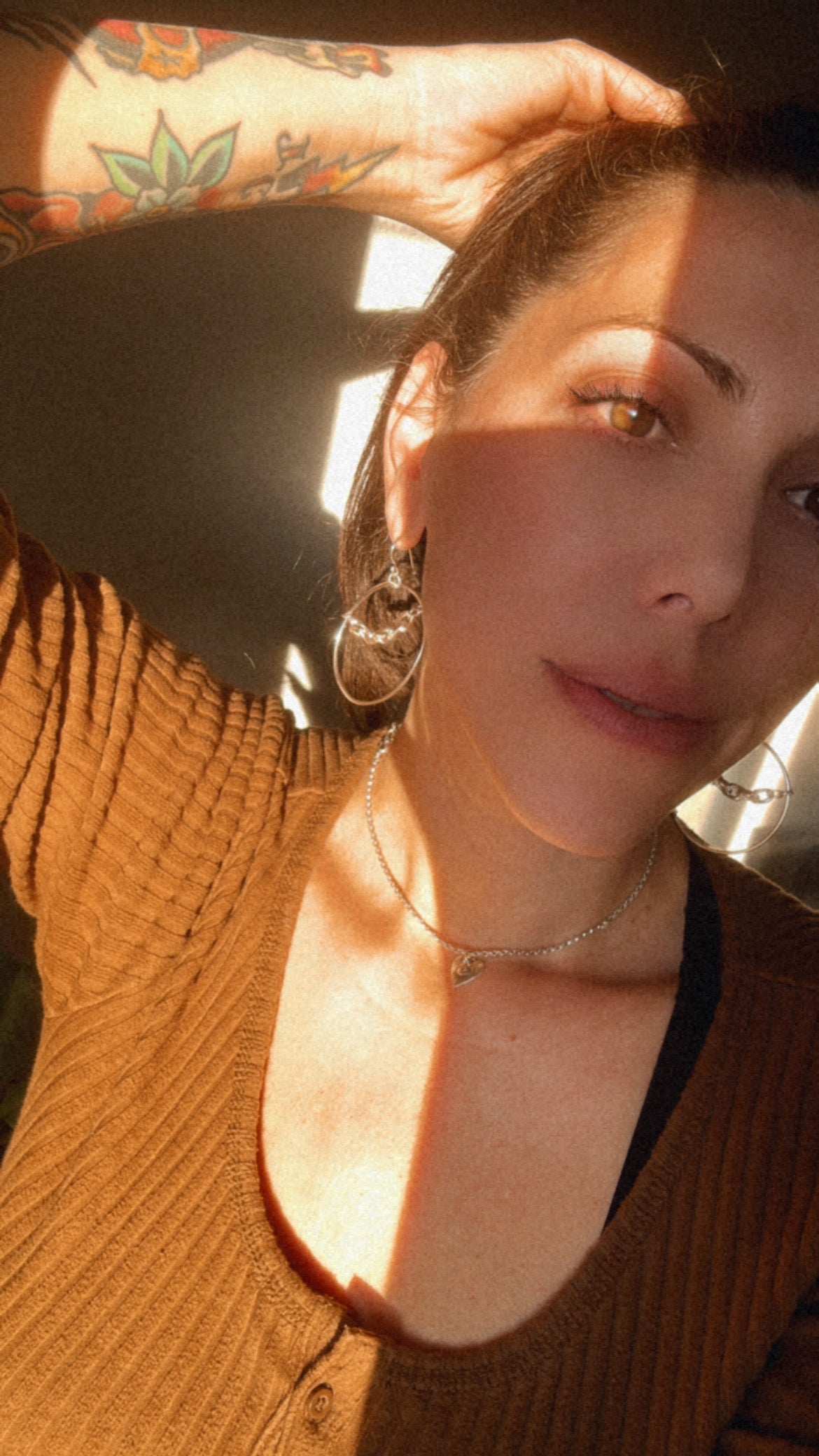 Heavy Metal Chain Hoops