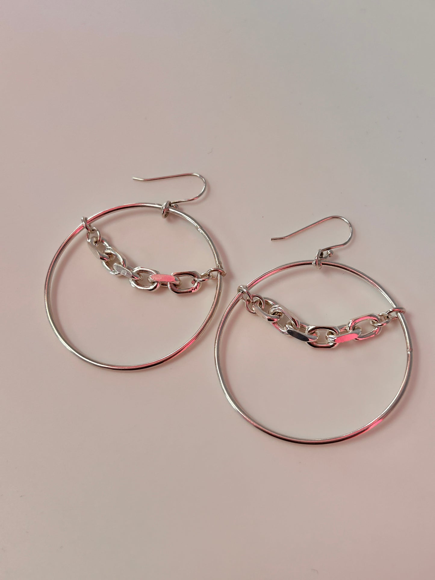 Heavy Metal Chain Hoops