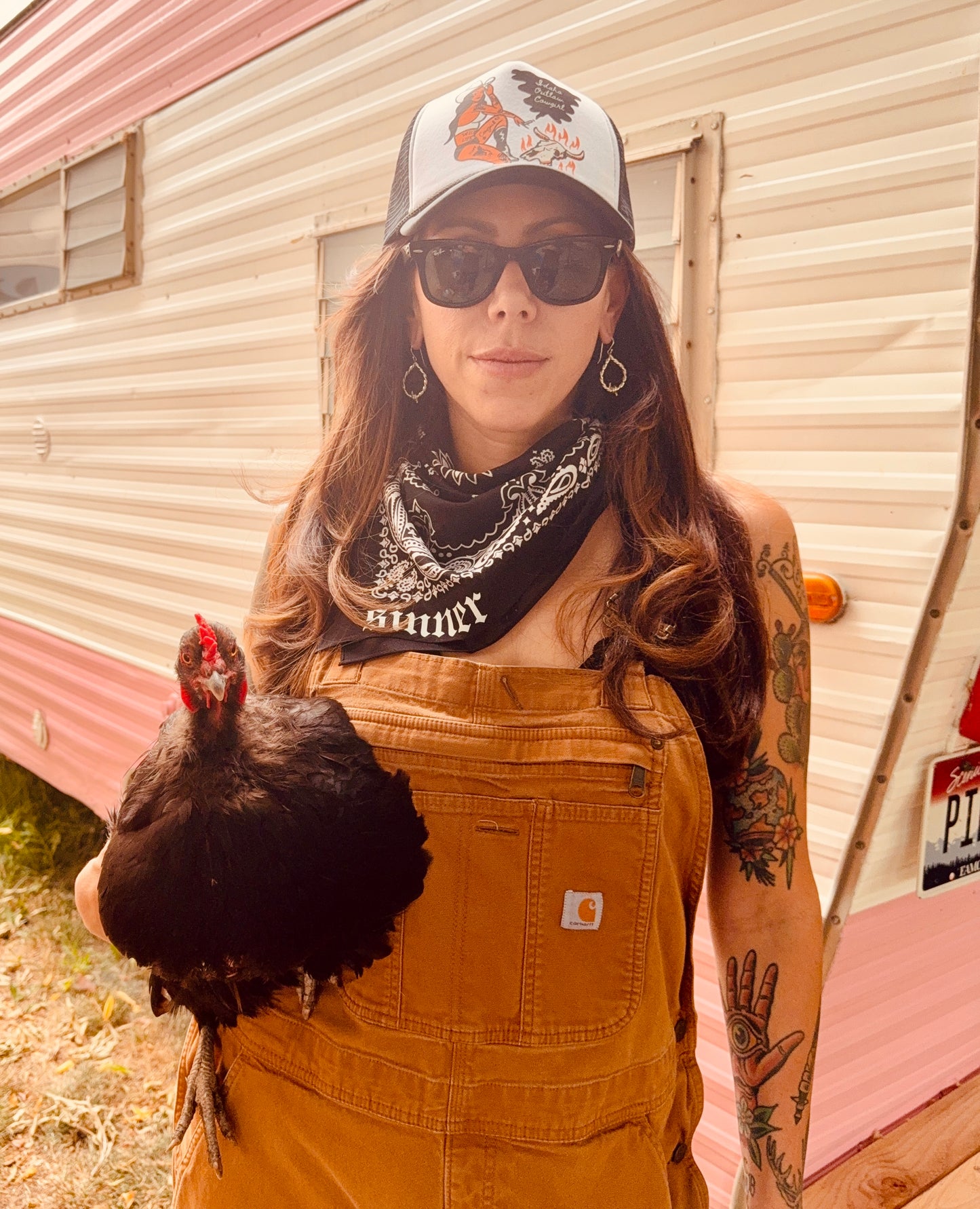 Idaho Outlaw Cowgirl Trucker Hat