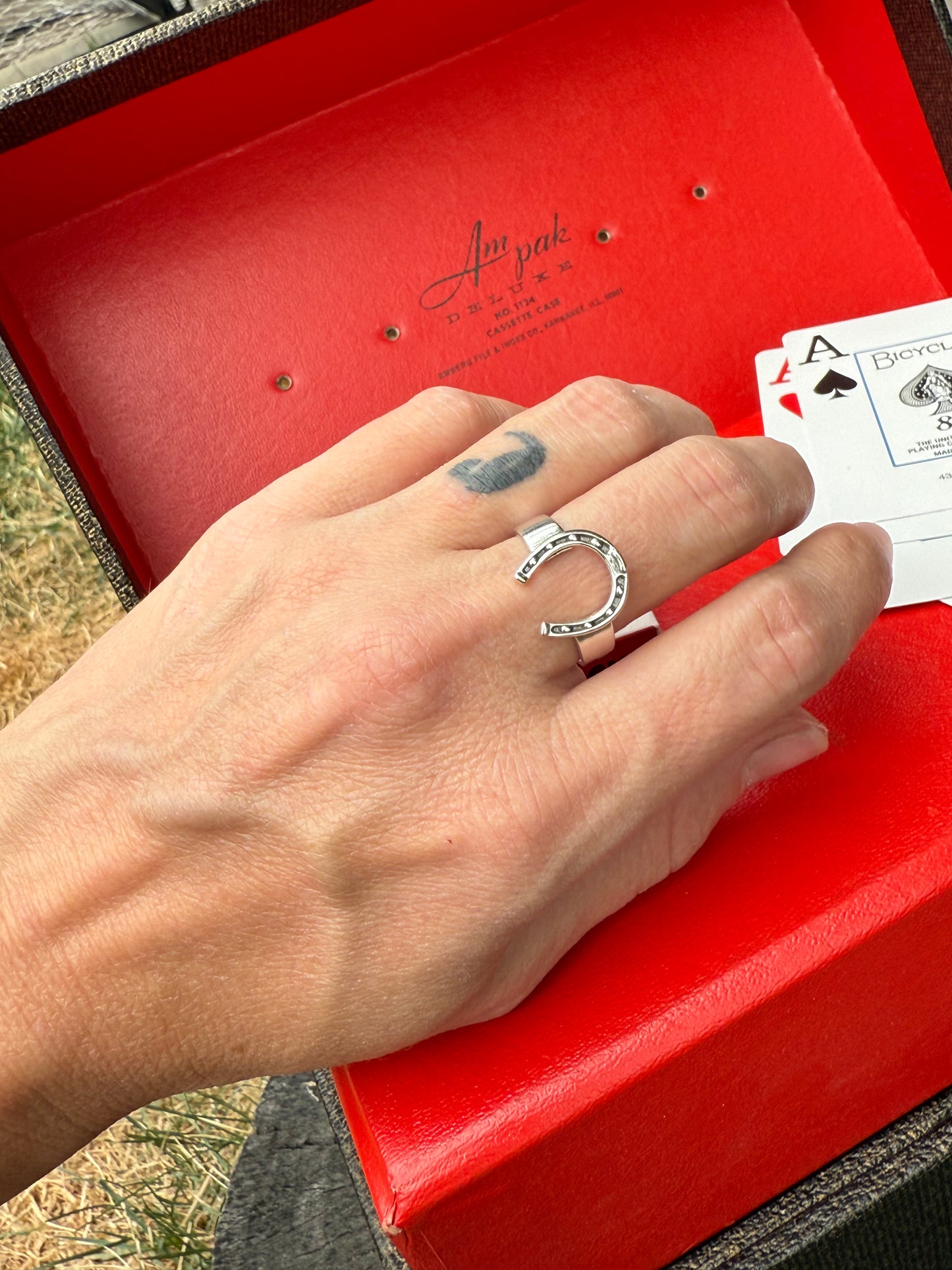 Lucky Bitch ring