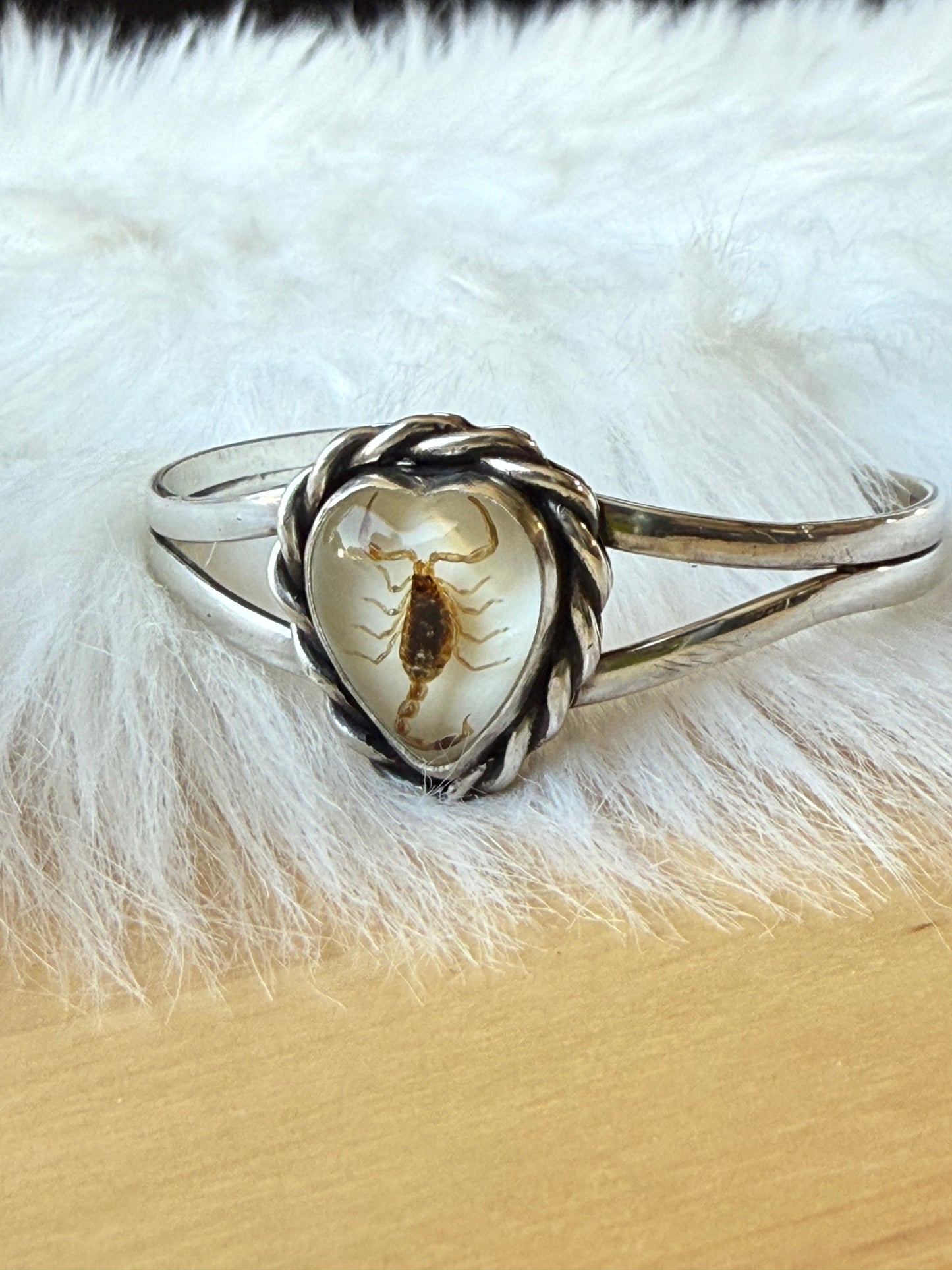 White Scorpion cuff
