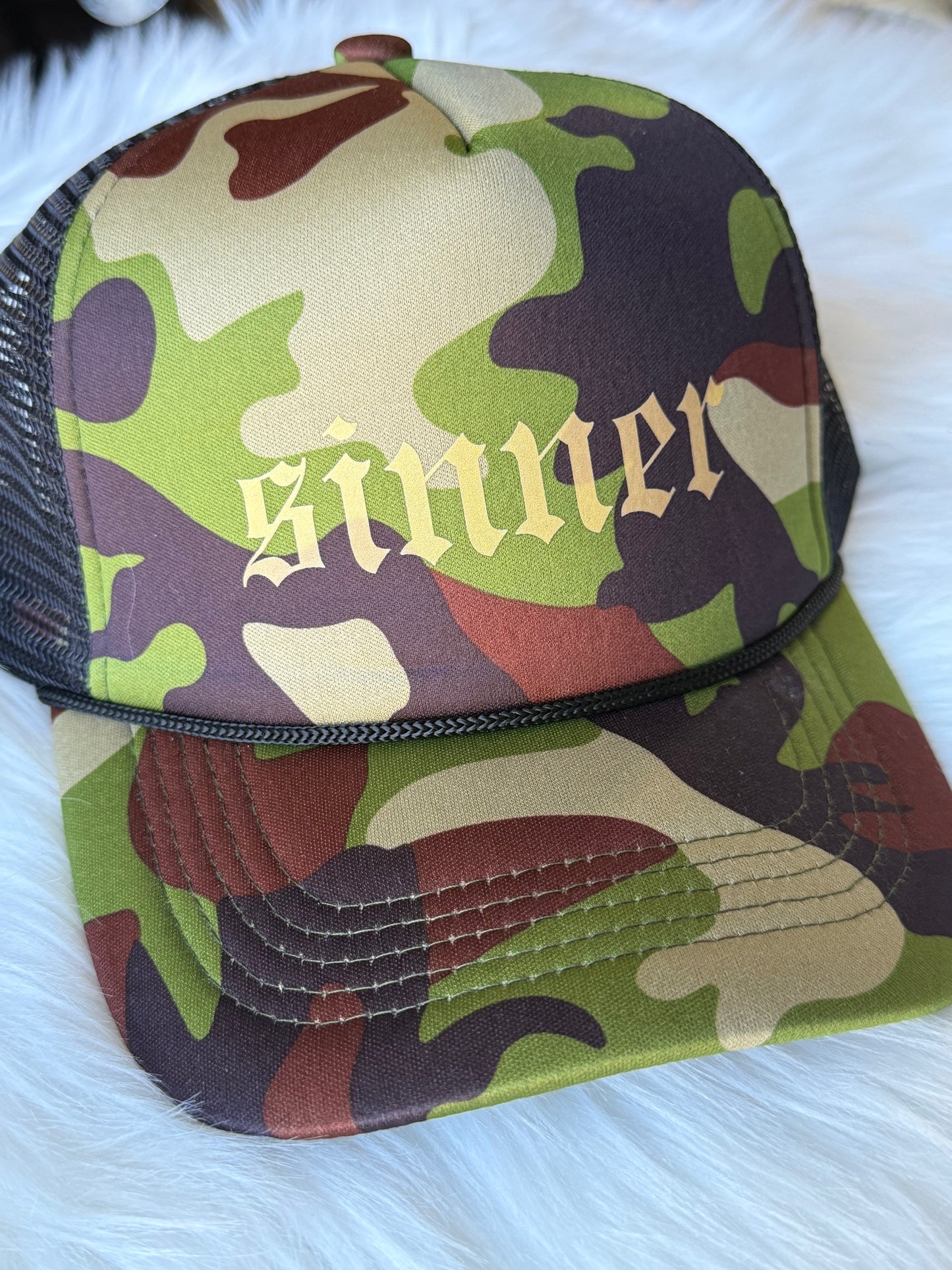 Sinner Trucker Hat