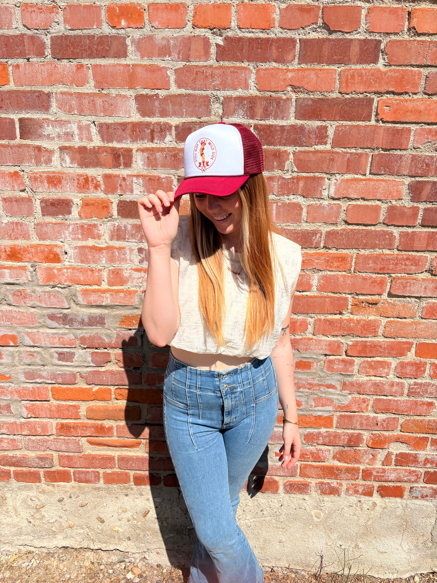 Still got that wild side trucker hat
