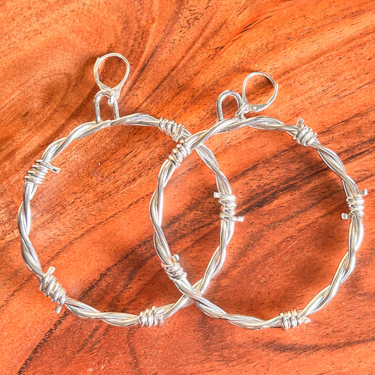 Barbed Wire Hoops