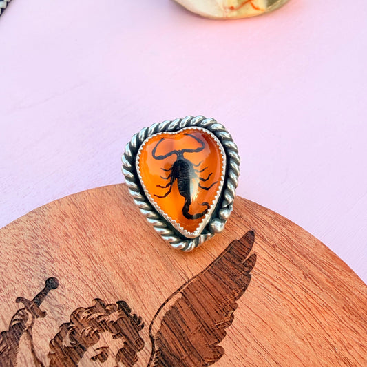 Agent Orange Scorpio ring