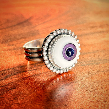 Amethyst Eyes Ring