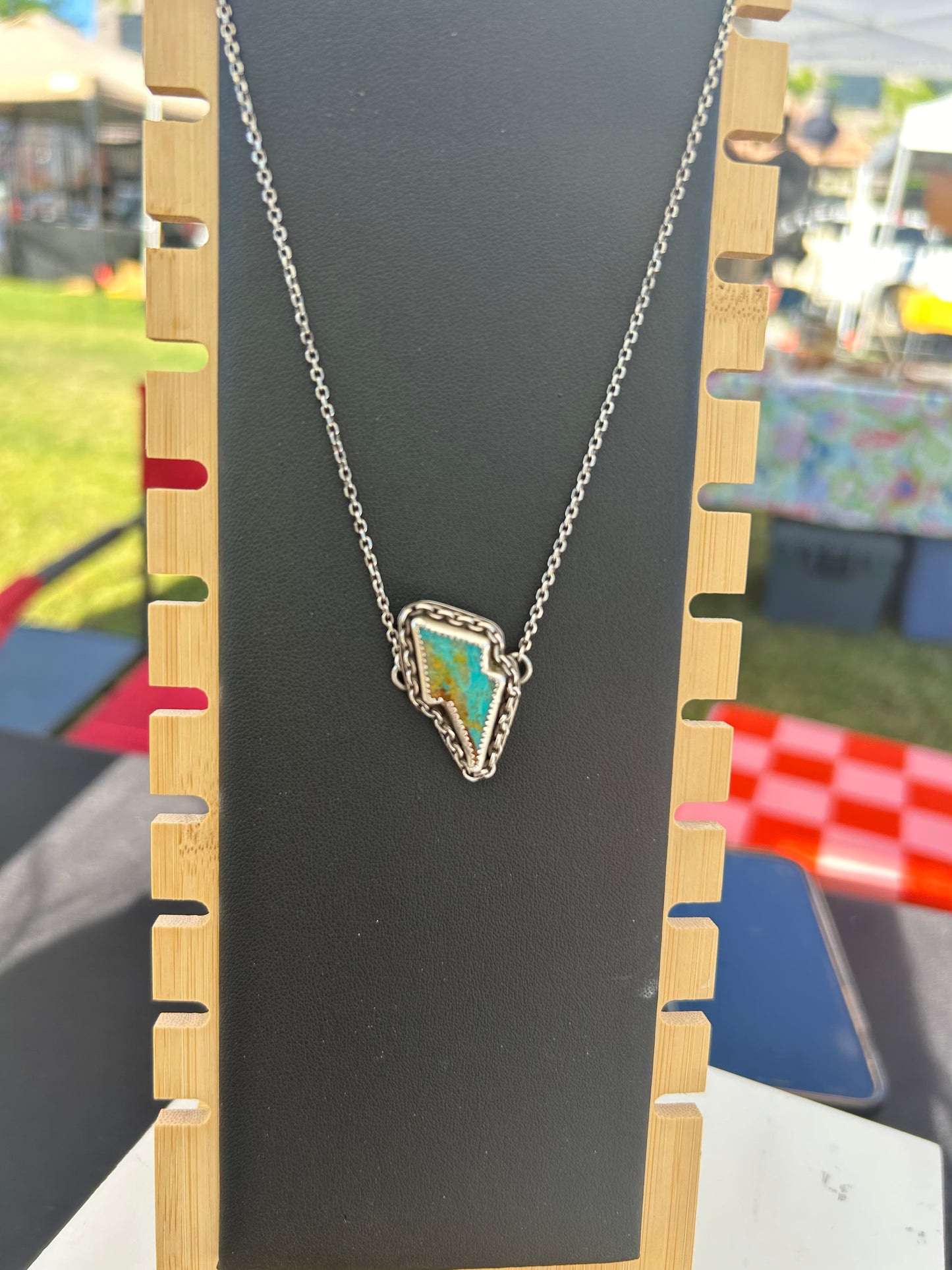 Turquoise bolt