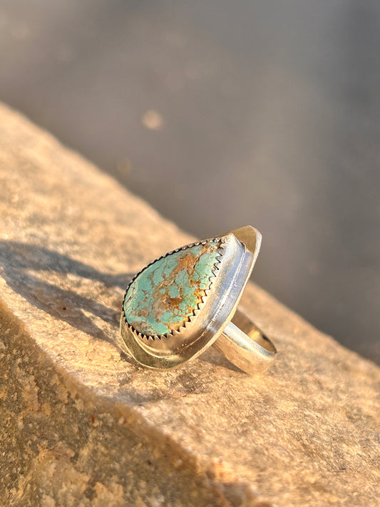 Teardrop Turquoise ring