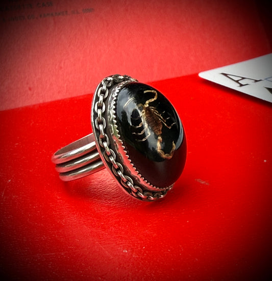 Chain Scorpio Ring