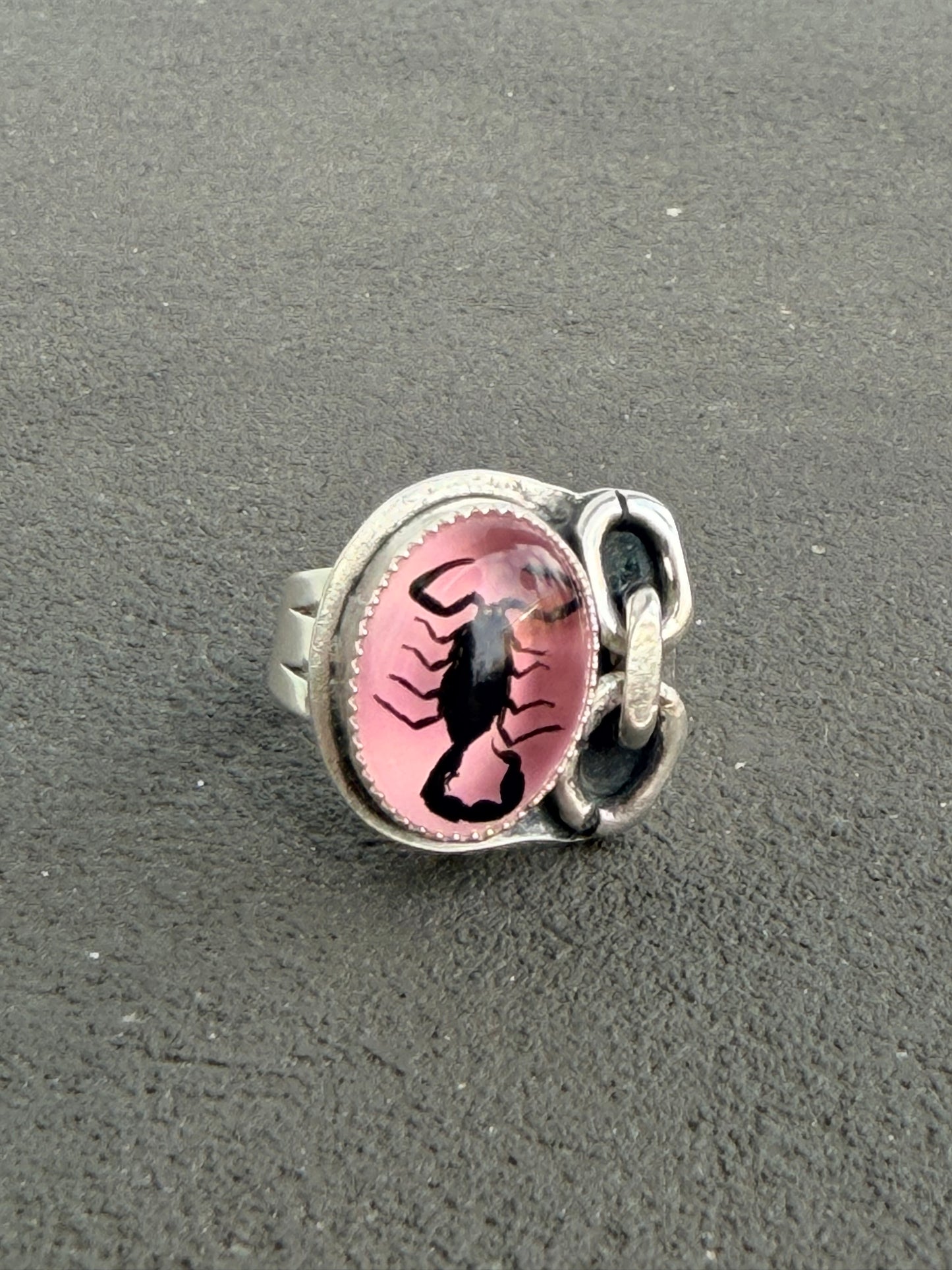 Chained Scorpio ring