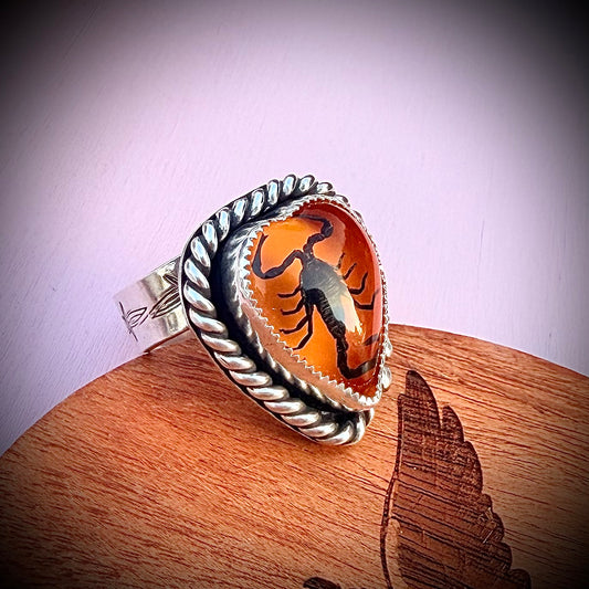Agent Orange Scorpio ring