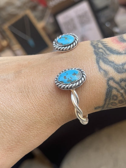 Twisted Turquoise Cuff